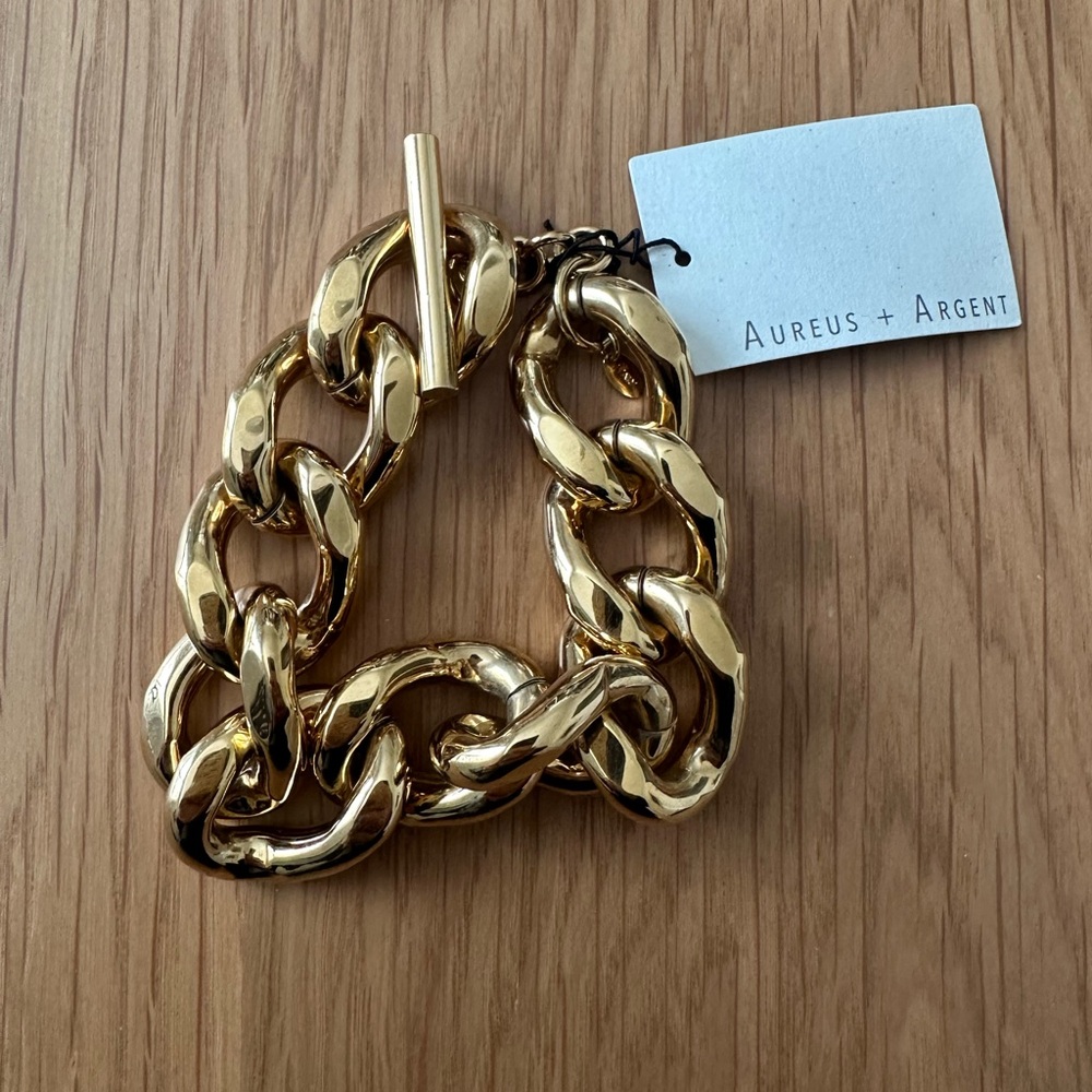 Banana Republic AUREUS + ARGENT Gold Chain Bracelet